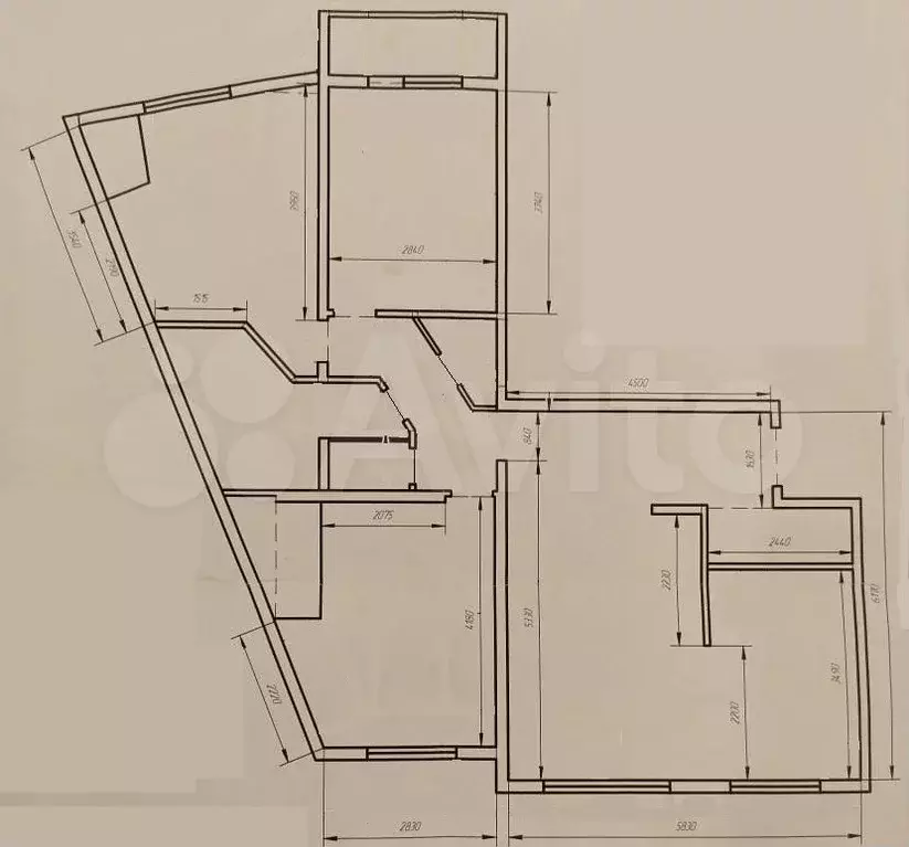 4-к. квартира, 86 м, 6/9 эт. - Фото 0