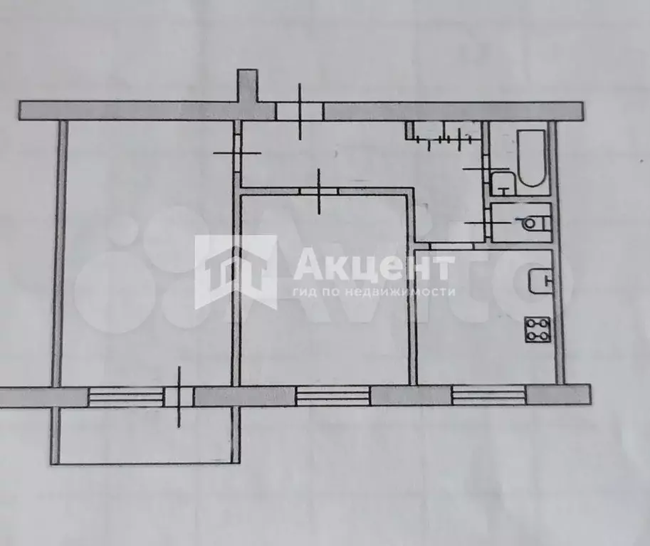 2-к. квартира, 52 м, 3/10 эт. - Фото 0