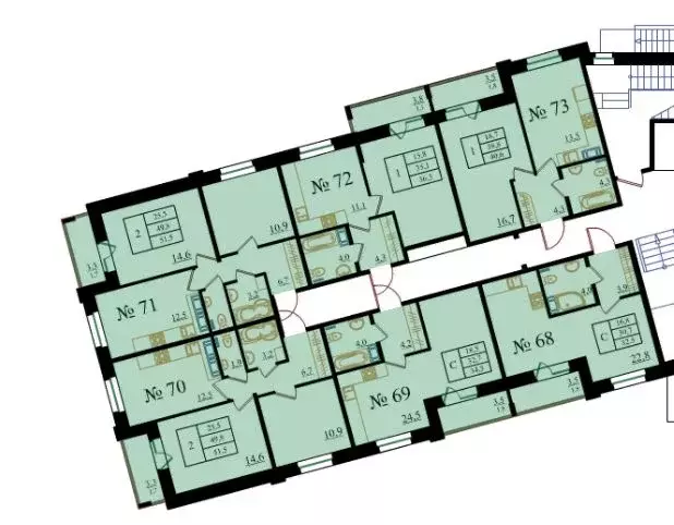 2-к кв. Ленинградская область, Гатчина Красносельское ш., 4А (51.5 м) - Фото 2