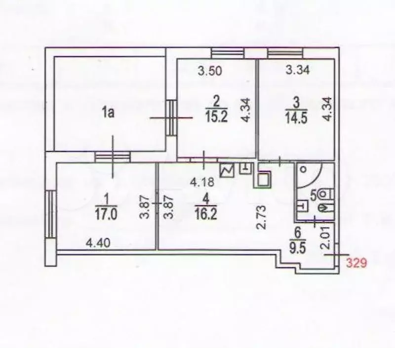 3-к. квартира, 100 м, 19/22 эт. - Фото 1