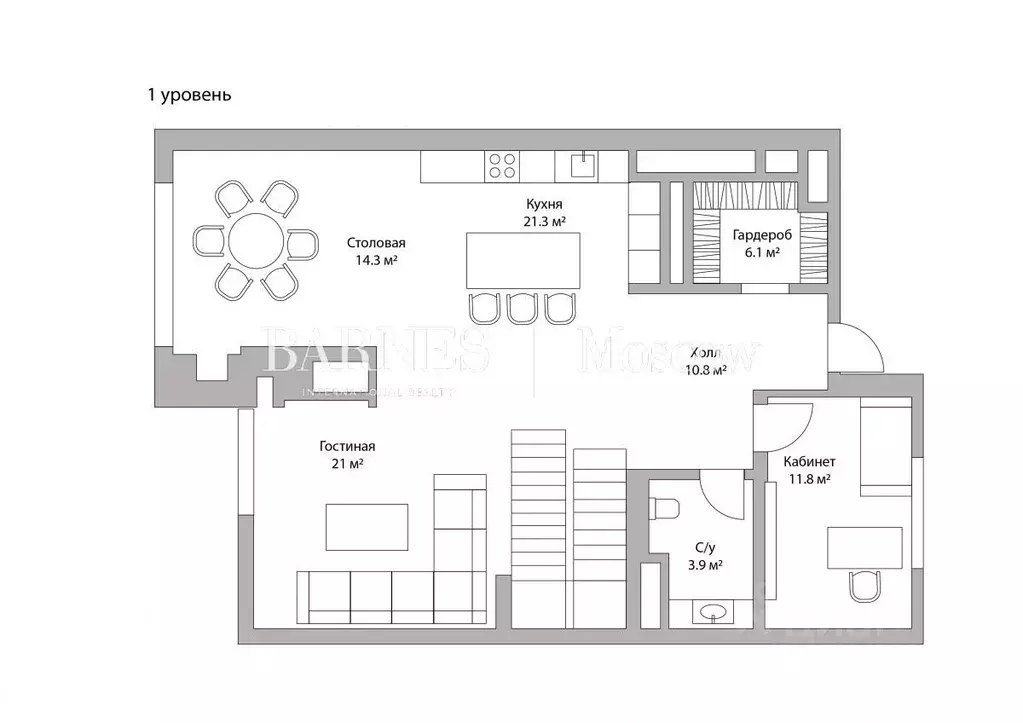 6-к кв. Москва Таманская ул., 3с2 (420.0 м) - Фото 2