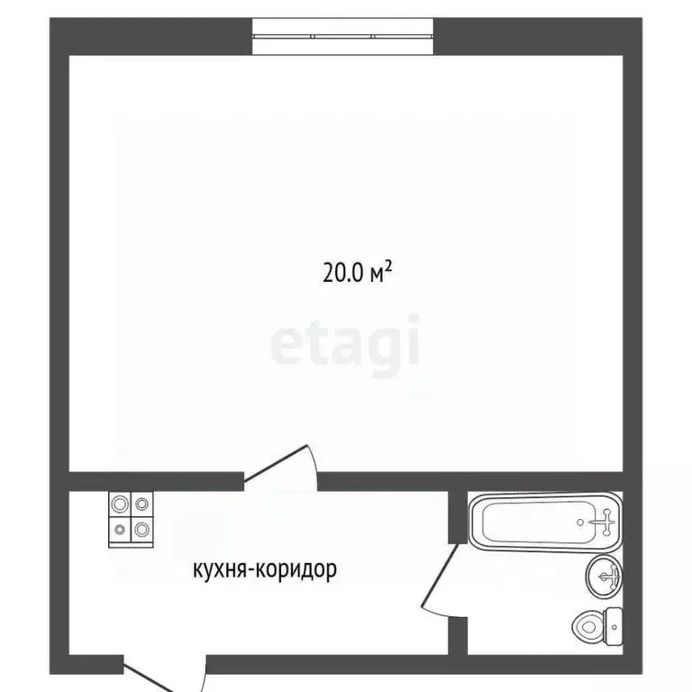 Студия Свердловская область, Туринск ул. Ленина, 121 (34.9 м) - Фото 2