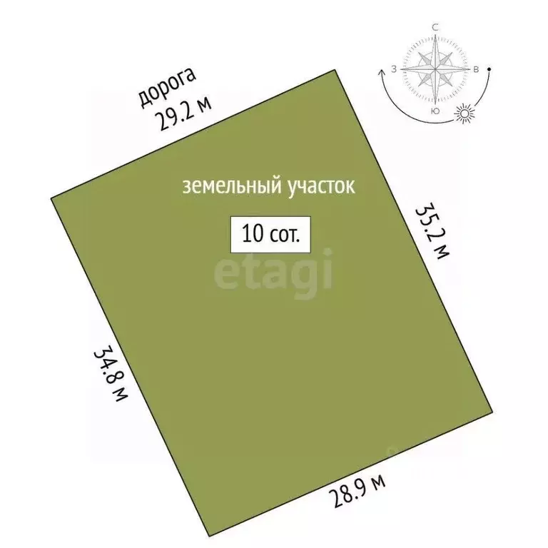 Участок в Мордовия, Лямбирский район, Берсеневское с/пос, СНТ Ясное ... - Фото 2