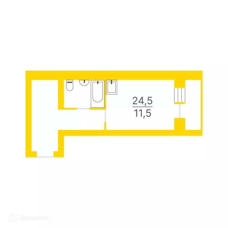 Продаётся 1-к квартира, 24.5 м - Фото 0