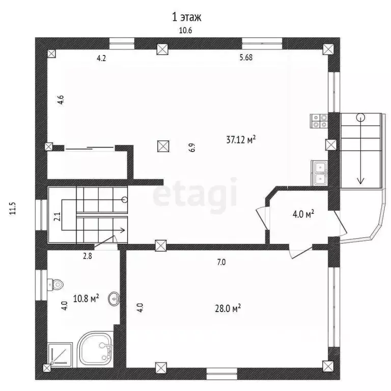 Дом в Краснодарский край, Новороссийск Цемдолина тер., ул. Ольховая, 2 ... - Фото 2