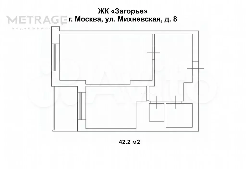 1-к. квартира, 42,2 м, 19/45 эт. - Фото 0