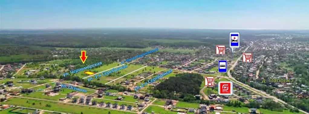 Участок в Московская область, Раменское ул. Сергия Радонежского (10.0 ... - Фото 1