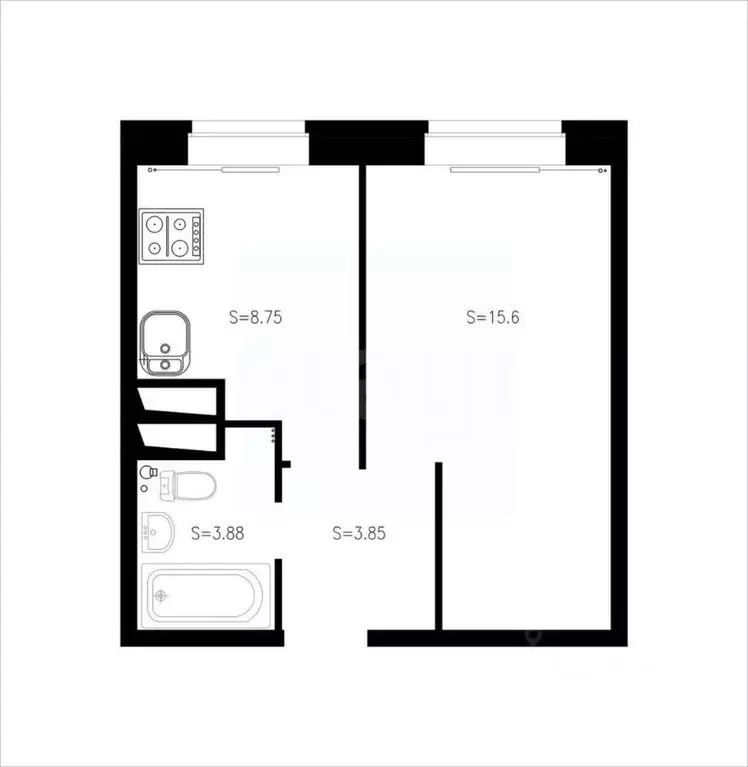 1-к кв. Удмуртия, Ижевск ул. Тимирязева, 13 (37.0 м) - Фото 0