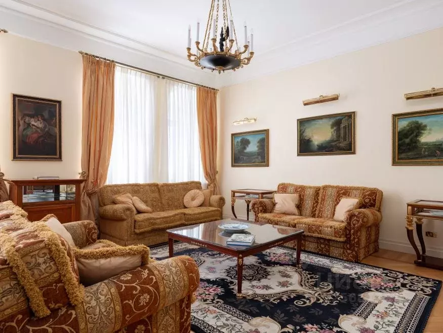 4-к кв. Москва ул. Малая Молчановка, 8С1 (181.0 м) - Фото 1