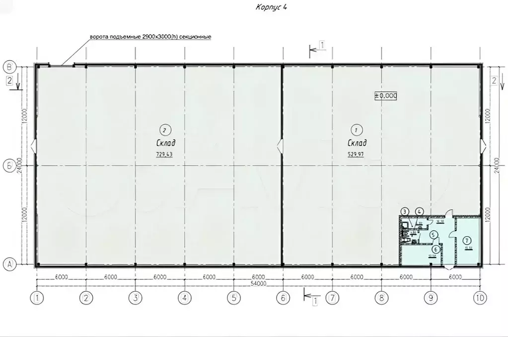 Склад в Ленинградская область, Всеволожск Пушкинская ул., 128 (1300 м) - Фото 1