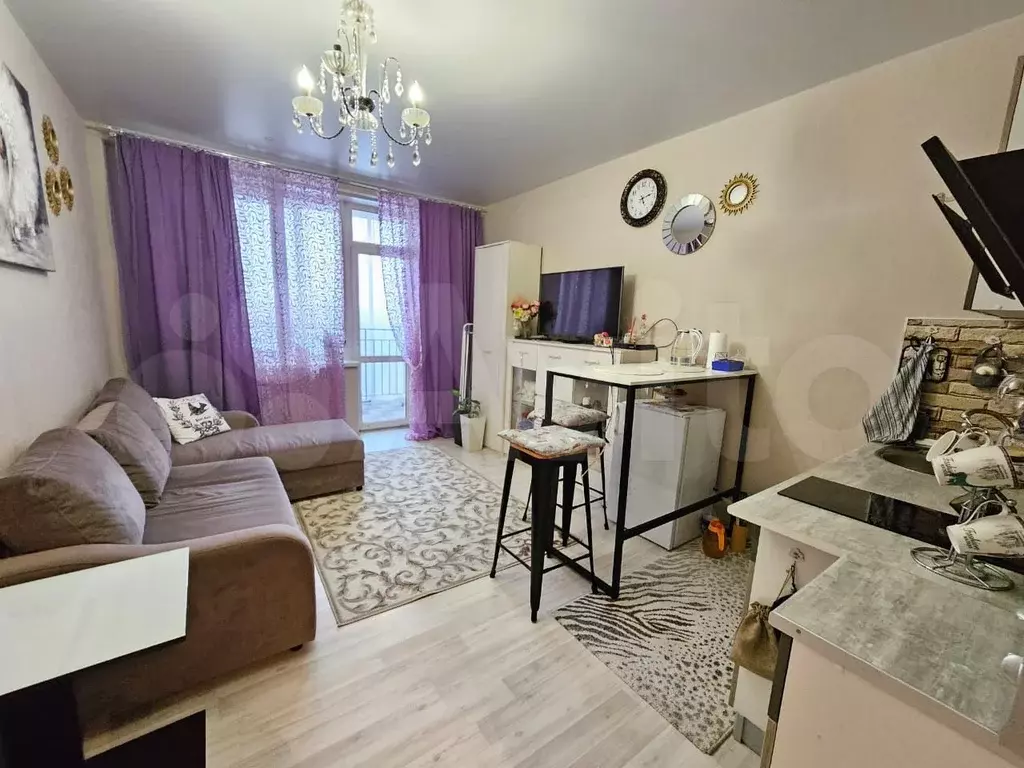 Квартира-студия, 30 м, 8/16 эт. - Фото 0