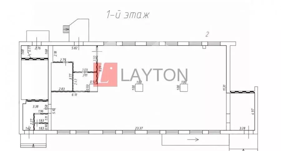 Торговая площадь в Московская область, Балашиха ул. Чехова, 18 (512 м) - Фото 2