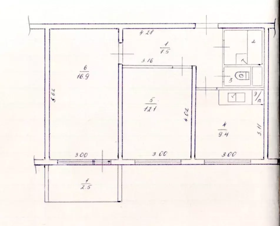 2-к кв. Карелия, Костомукша Карельская ул., 3 (49.6 м) - Фото 1