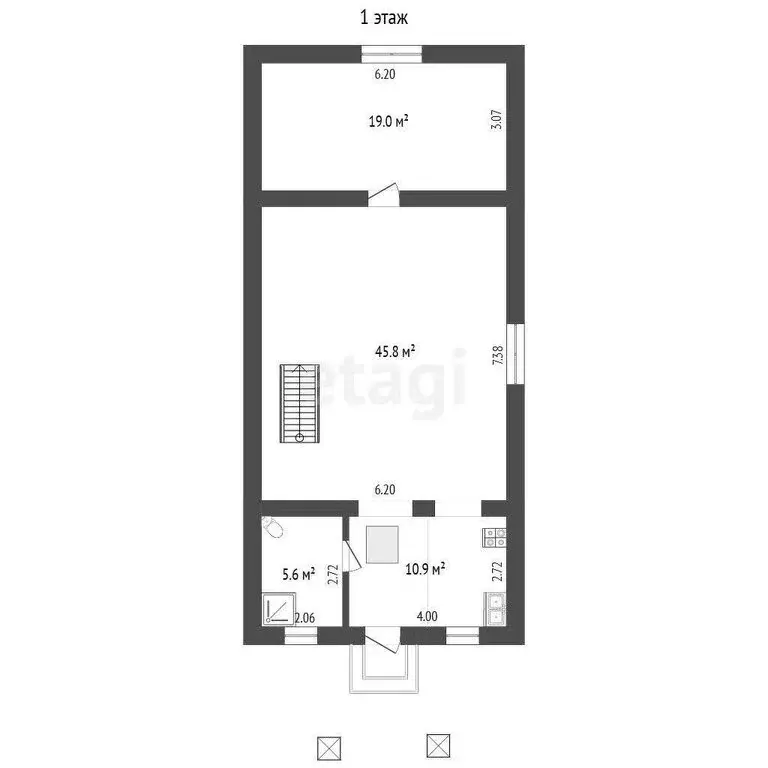 Дом в Самара, Четвёртая Кряжская улица (200 м) - Фото 1