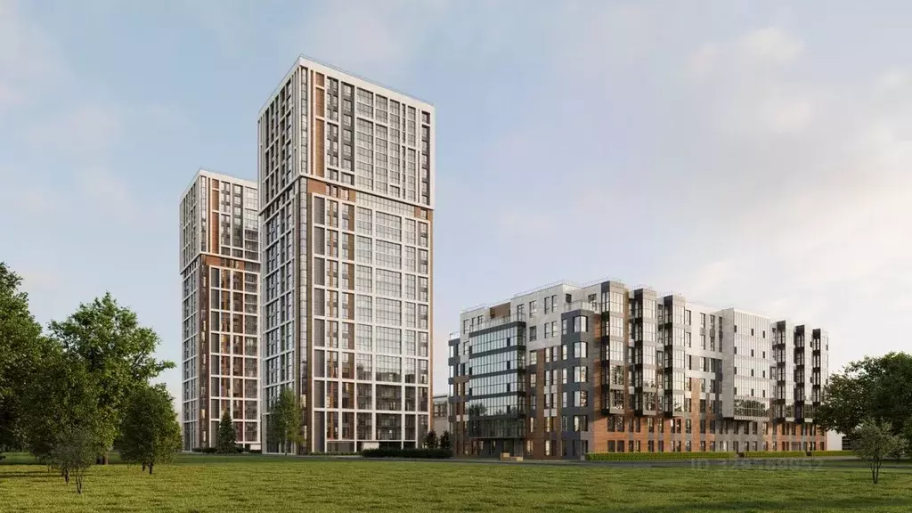 Студия Санкт-Петербург Сезоны жилой комплекс (25.69 м) - Фото 2