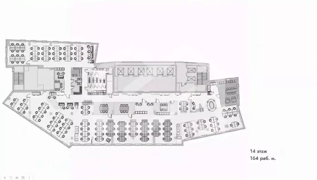 Помещение свободного назначения в Москва ул. Сущевский Вал, 18 (3924 ... - Фото 2