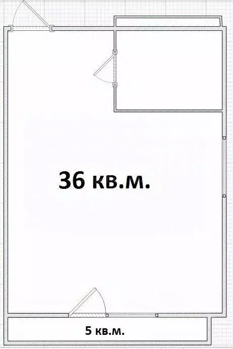 Квартира, 1 комната, 36 м - Фото 0