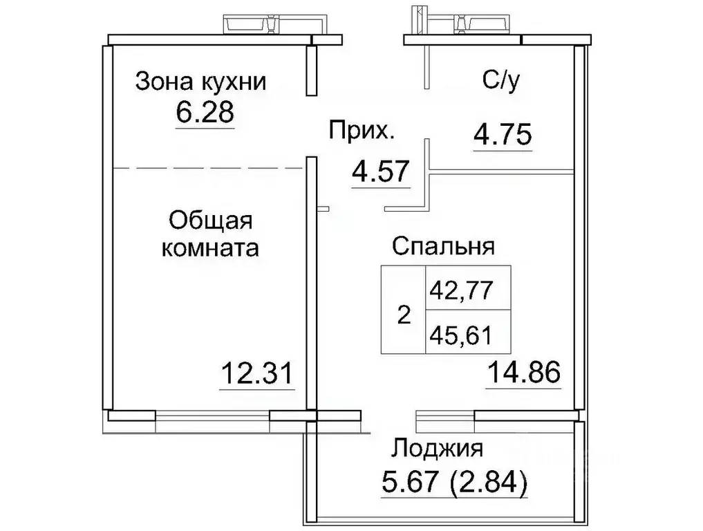 2-к кв. Новосибирская область, Новосибирский район, Краснообск рп, 3-й ... - Фото 0