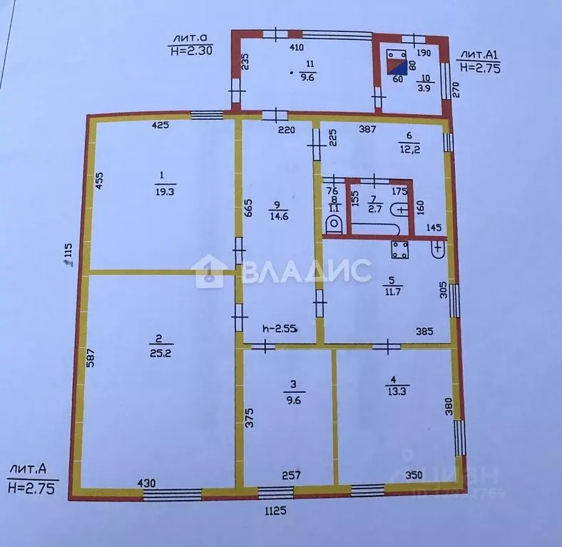 Дом в Пензенская область, Нижний Ломов ул. Ленина, 64Б (114 м) - Фото 1