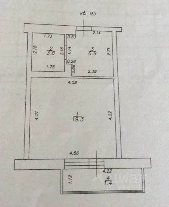 Студия Татарстан, Казань ул. Николая Ершова, 65Б/3 (30.0 м) - Фото 1