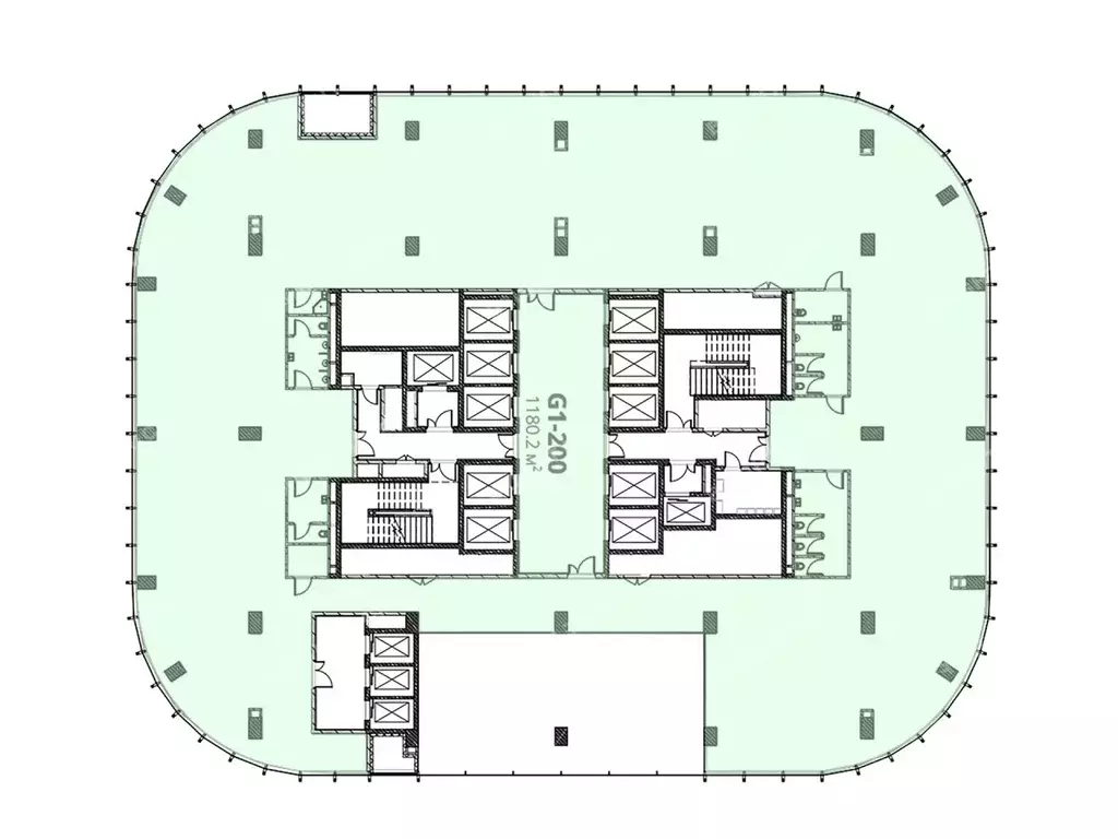 Офис в Москва Ходынский бул., 20А/2 (1180 м) - Фото 1