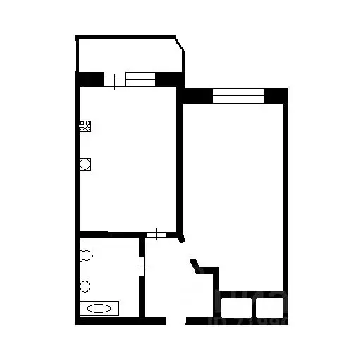 1-к кв. Ленинградская область, Мурино Всеволожский район, бул. ... - Фото 2