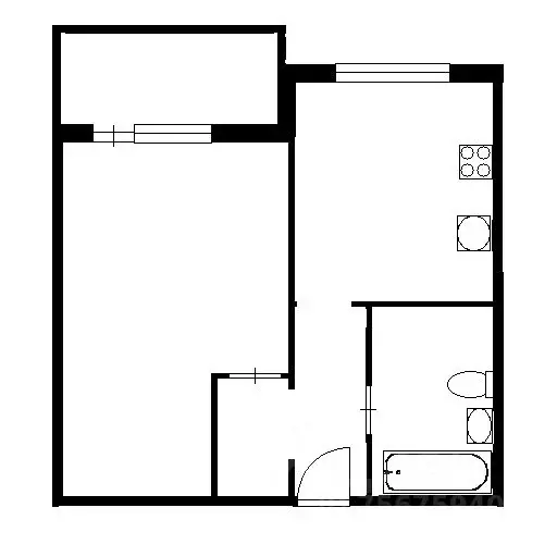 1-к кв. Санкт-Петербург ул. Чарушинская, 12 (32.0 м) - Фото 2