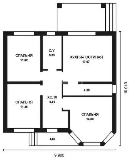 Дом в муниципальное образование Краснодар, хутор Копанской (82.2 м) - Фото 0