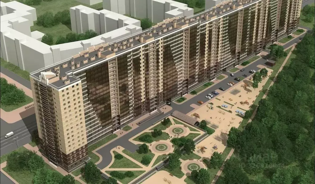 Студия Ленинградская область, Мурино Всеволожский район, бул. ... - Фото 2