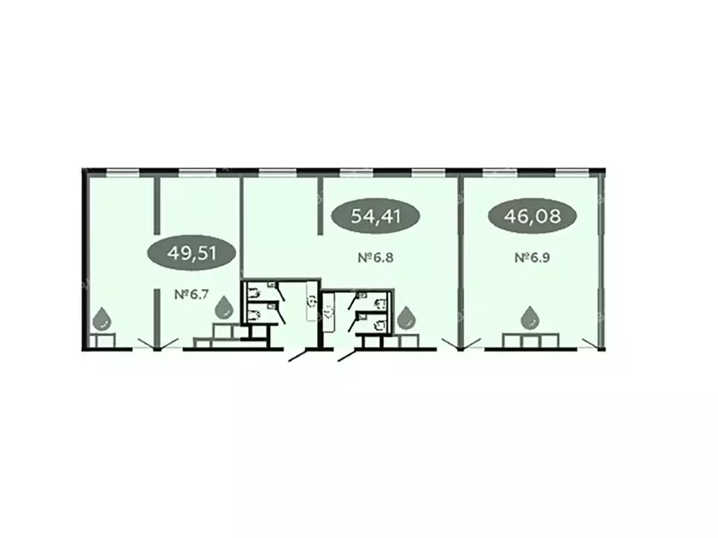 Офис в Санкт-Петербург Коломяжский просп., 19 (150 м) - Фото 2