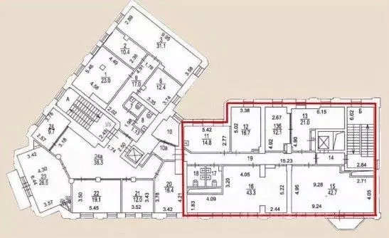 Офис в Москва ул. Большая Якиманка, 17/2С1 (215 м) - Фото 2