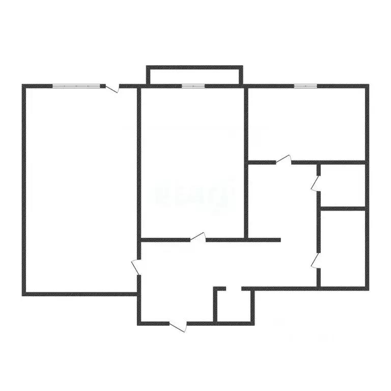2-к кв. Белгородская область, Губкин Белгородская ул., 368В (46.3 м) - Фото 2