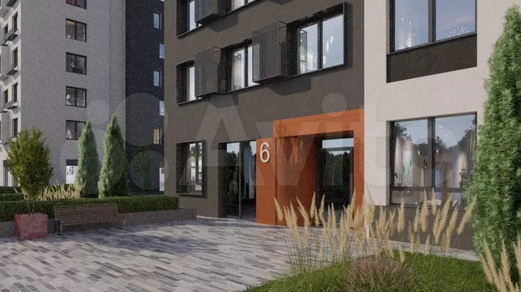 2-к. квартира, 39,5 м, 4/12 эт. - Фото 0