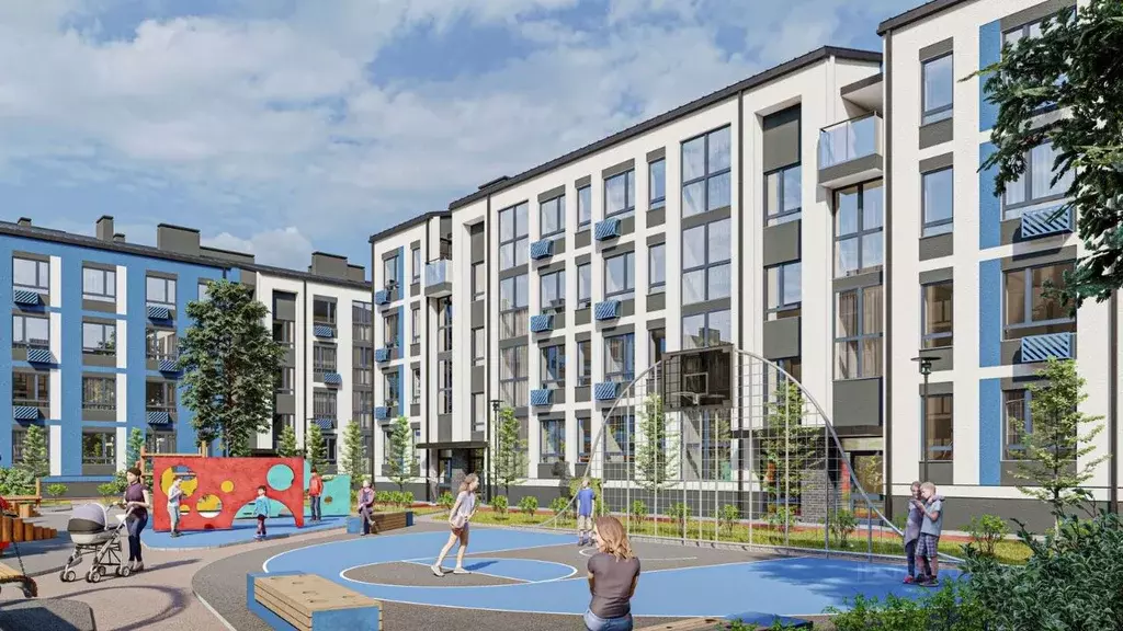 1-к кв. Калининградская область, Зеленоградск  (34.28 м) - Фото 1