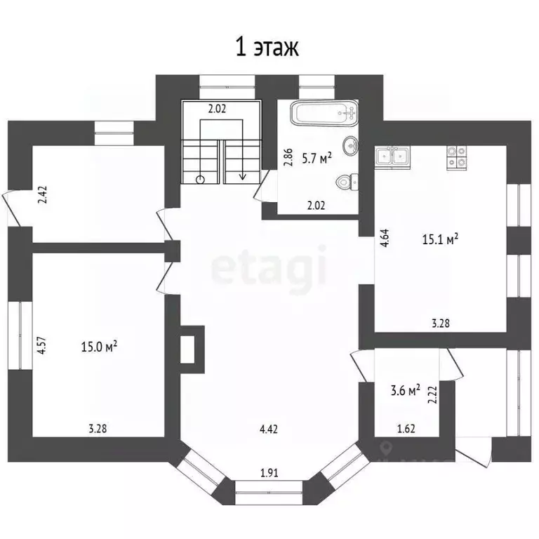 Дом в Омская область, Омск Щедрая ул., 37 (197 м) - Фото 1