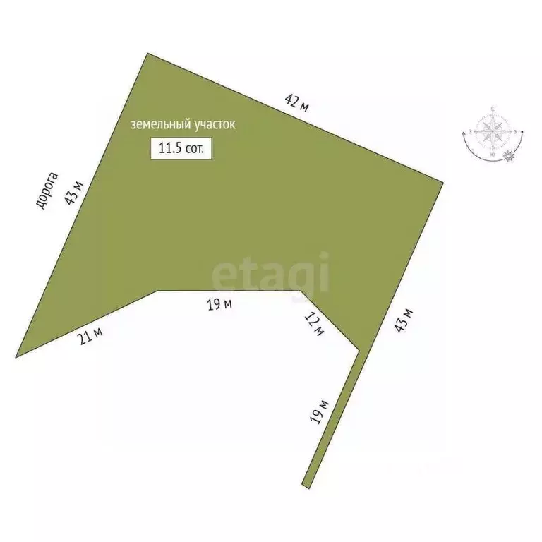 Участок в Тюменская область, Тюмень Зеленый Бор ДНТСН, ул. Крымская ... - Фото 2