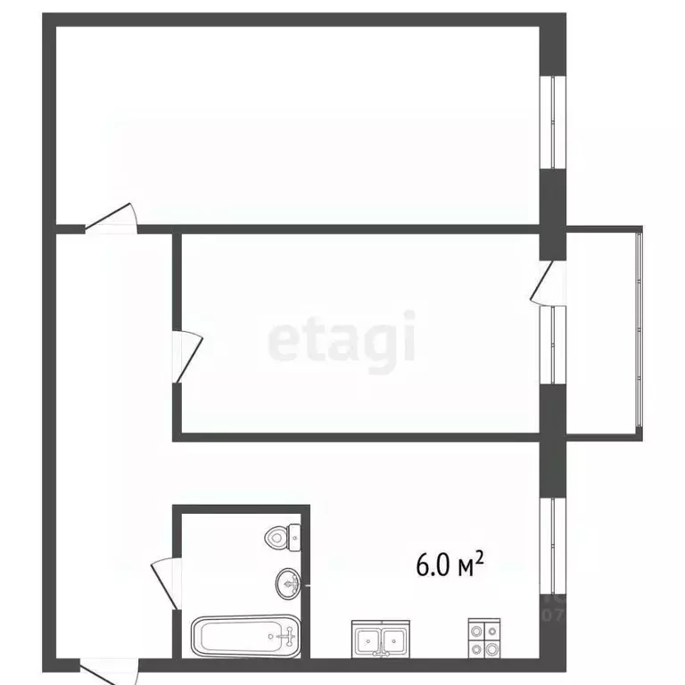 2-к кв. Ярославская область, Рыбинск ул. Чекистов, 12 (43.0 м) - Фото 2
