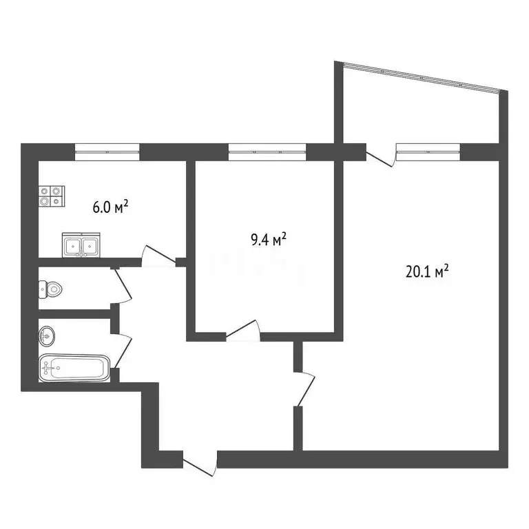 2-комнатная квартира: Москва, Елецкая улица, 16к3 (46 м) - Фото 0