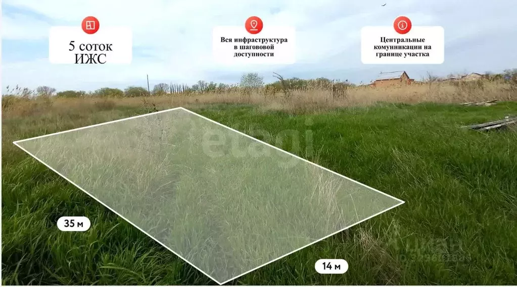 Участок в Краснодарский край, Темрюк ул. Горького (5.0 сот.) - Фото 1