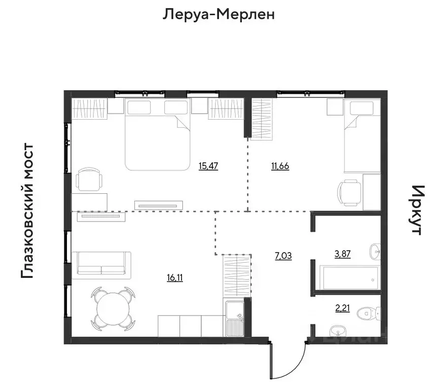 3-к кв. Иркутская область, Иркутск Затон кв-л, ул. Набережная Иркута, ... - Фото 0