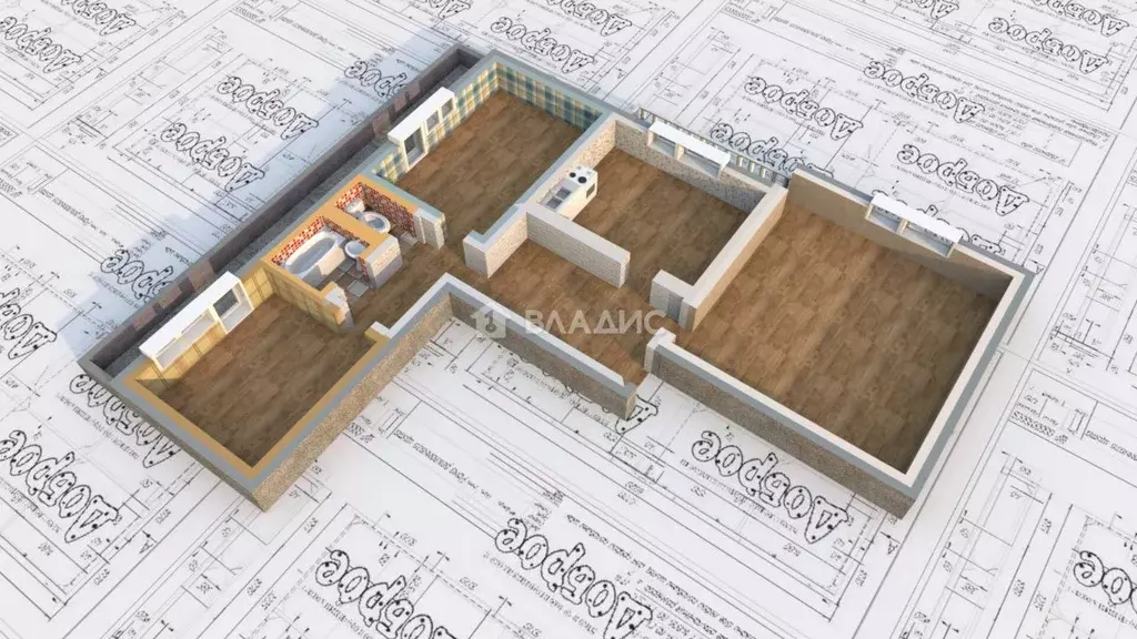 3-к кв. Иркутская область, Ангарск 10-й мкр, 55 (66.2 м) - Фото 2