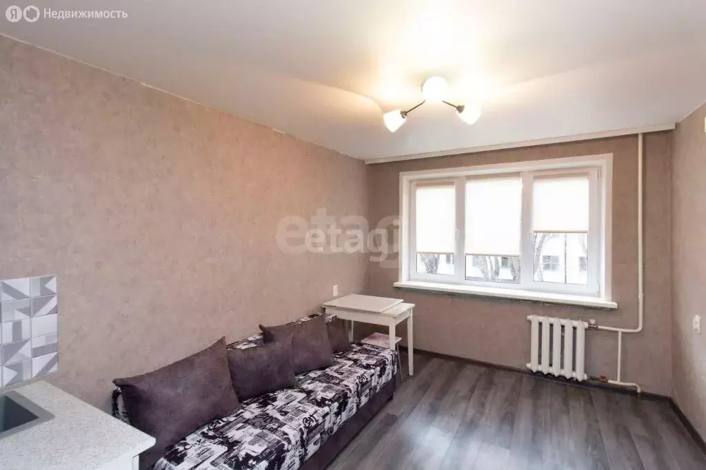 Квартира-студия: Тюмень, проезд Геологоразведчиков, 48 (16.9 м) - Фото 1
