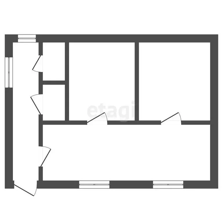Дом в деревня Гостилово, Тенистая улица (35 м) - Фото 1