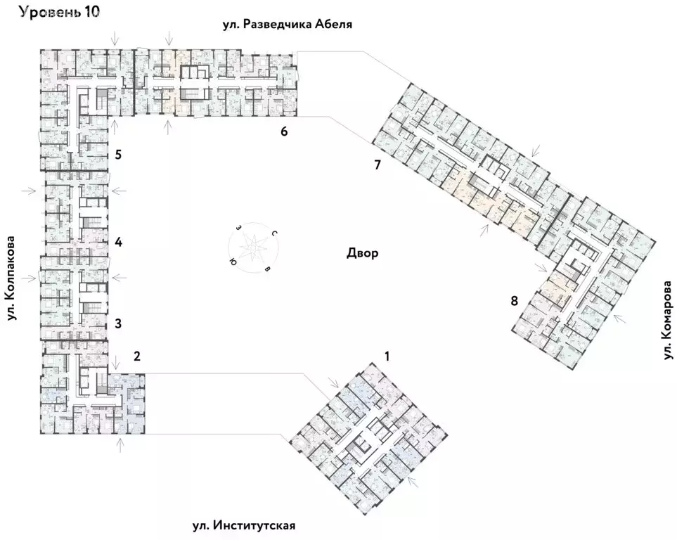 3-комнатная квартира: Мытищи, ЖК Страна.Парковая (52.88 м) - Фото 2