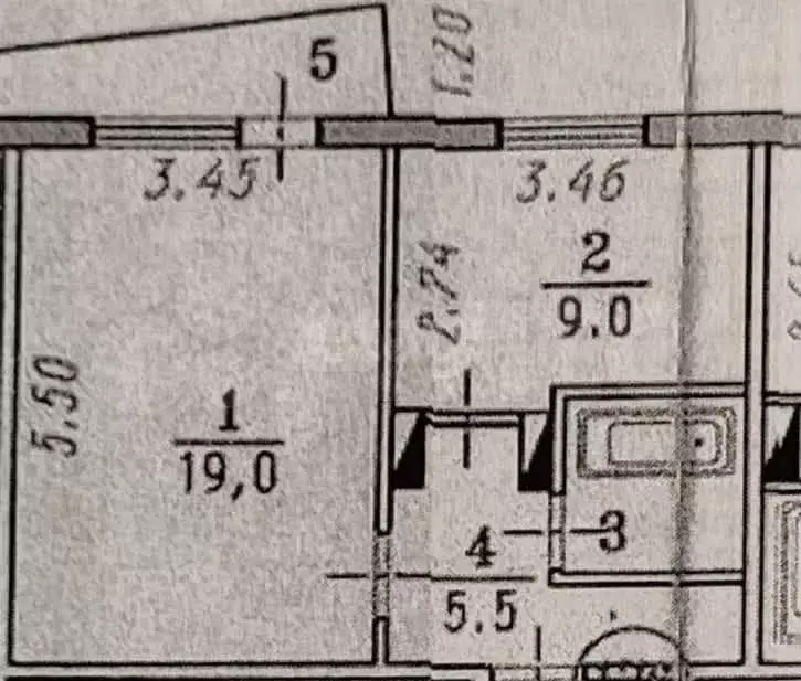 1-к. квартира, 36,9 м, 5/10 эт. - Фото 0