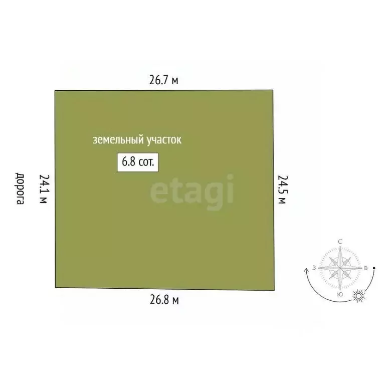 Участок в Тюменская область, Тюмень  (6.83 сот.) - Фото 2