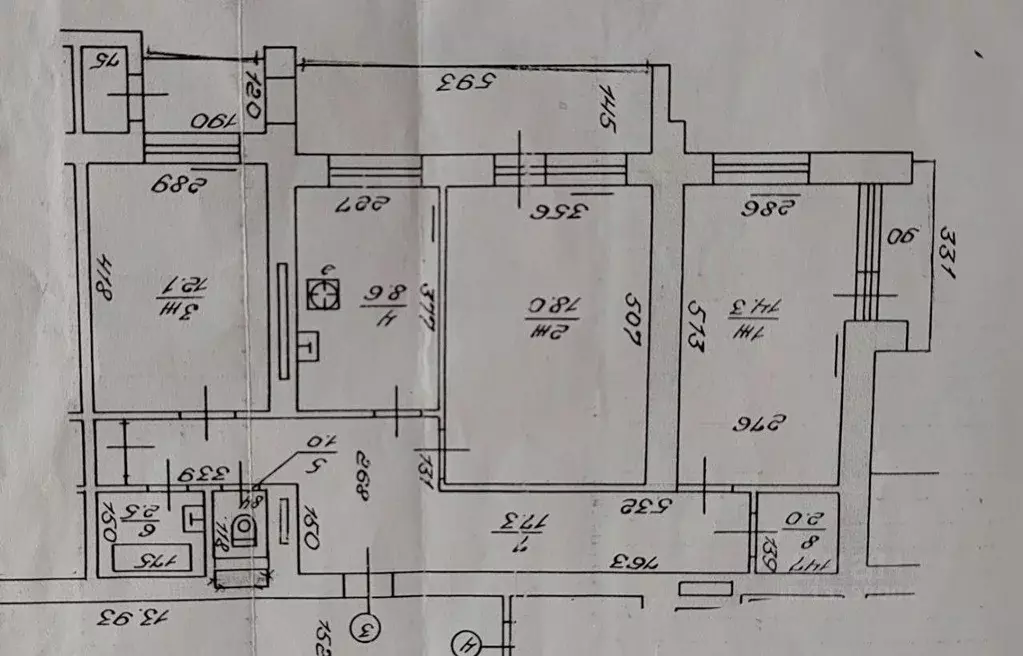 3-к кв. Калининградская область, Калининград ул. 9 Апреля (75.8 м) - Фото 2