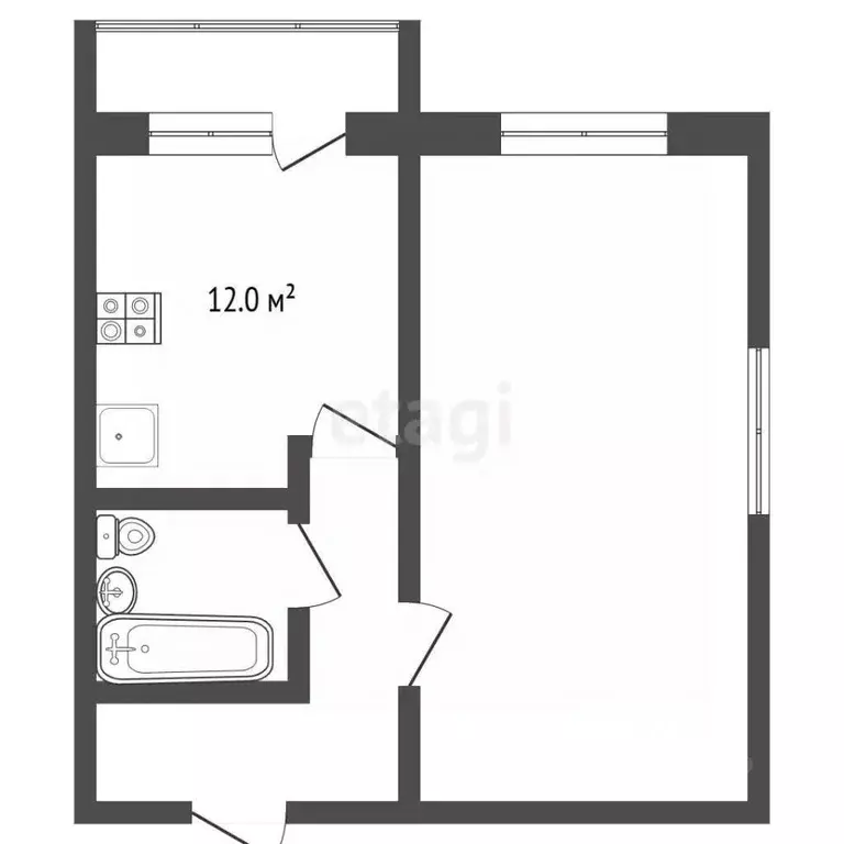 1-к кв. Мордовия, Саранск ул. Сураева-Королева, 9 (34.0 м) - Фото 1