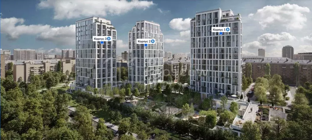 2-к кв. Москва Дом 7 Даниловский жилой комплекс (48.0 м) - Фото 0