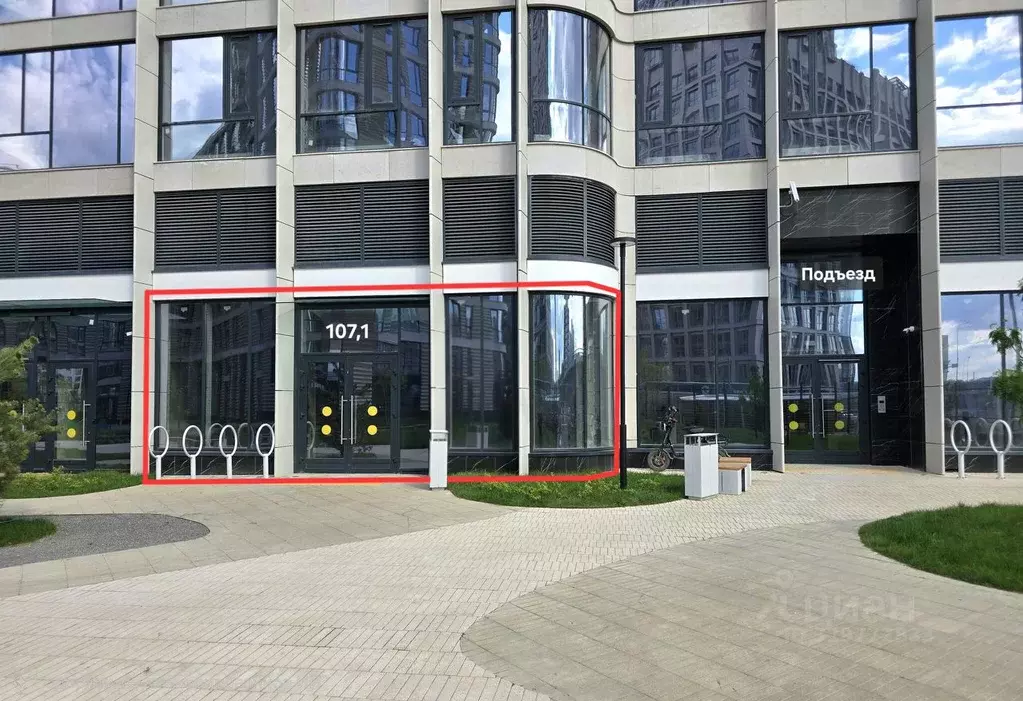 Помещение свободного назначения в Москва наб. Марка Шагала, 15к1 (107 ... - Фото 1